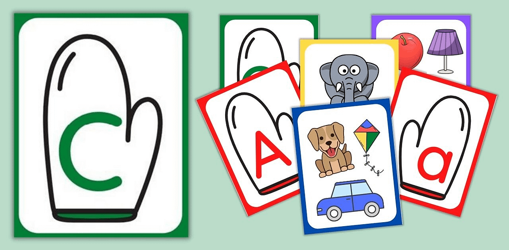 letter flashcards